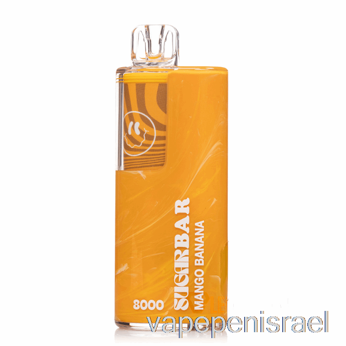 חד פעמי Vape ישראל סוכר בר Sb8000 0% אפס ניקוטין בננה חד פעמית מנגו
